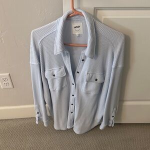 Aerie women Light Blue Shirt Jacket